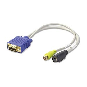 Ziotek Video Card to S-Video And TV Adapter Cable ZT1310615