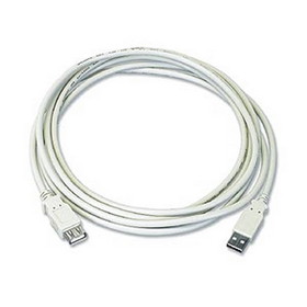 Ziotek 6ft. USB 2.0 Type A Male to Female Extension USB Cable, Beige ZT1310785
