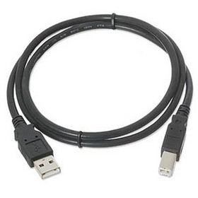 Ziotek 3ft. USB 2.0 Type A Male to Type B Male USB Cable, Black ZT1310981