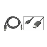 Ziotek 6ft. USB 2.0 Type A Male to 5-Pin Mini B Male USB Cable, Black ZT1310995