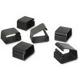 Master Wire Clips, Black, 6 Pack 00204