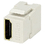 Generic 1800112 HDMI Inline Keystone Jack Coupler, Female to Female, White