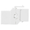 Ziotek CAT5e Inline Faceplate Coupler, White ZT1800584