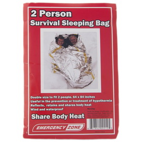 Emergency Zone 1202 2 Person Survival Reflective Sleeping Bag
