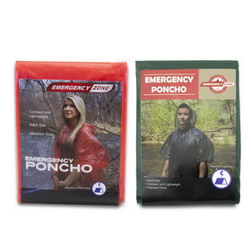 Emergency Zone 1301 Adult Emergency Poncho