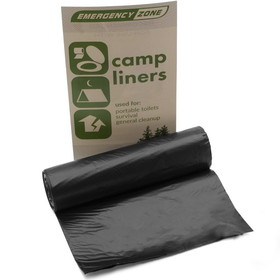 Emergency Zone 6116 Portable Toilet Liners - Roll of 12 Liners