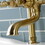 Kingston Brass Aqua Vintage AE103T7WLL Wilshire Deck Mount Clawfoot Tub Faucet, Brushed Brass