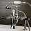 Aqua Vintage AE104T1PKL Duchess Deck Mount Clawfoot Tub Faucet, Polished Chrome