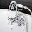 Kingston Brass AE12T1 Aqua Vintage Wall Mount Clawfoot Tub Faucet, Polished Chrome