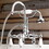 Kingston Brass AE18T1 Aqua Vintage Clawfoot Tub Faucet with Hand Shower, Polished Chrome