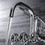 Kingston Brass AE8451RX Belknap Three-Handle 2-Hole Wall Mount Clawfoot Tub Faucet with Hand Shower, Polished Chrome