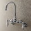 Kingston Brass AE86T1 Aqua Vintage Adjustable Center Wall Mount Tub Faucet, Polished Chrome