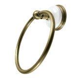 Kingston Brass BA1114AB Victorian Towel Ring, Antique Brass