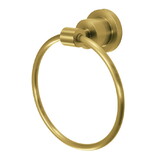Kingston Brass Concord Towel Ring, Brushed Brass