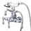 Kingston Brass CC1008T1 Vintage 3-3/8-Inch Wall Mount Tub Faucet, Polished Chrome