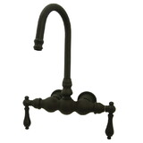 Kingston Brass Vintage 3-3/8-Inch Wall Mount Tub Faucet, Oil Rubbed Bronze CC1T5