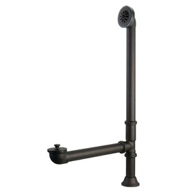 Kingston Brass CC2085 Clawfoot Tub Waste and Overflow Drain, Oil Rubbed Bronze