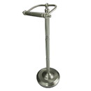 Kingston Brass CC2108 Pedestal Toilet Paper Holder, Satin Nickel