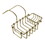 Kingston Brass CC2177 7" Swivel Soap and Sponge Holder, Brushed Brass