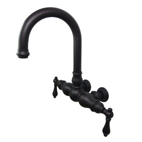 Kingston Brass Vintage 3-3/8-Inch Wall Mount Tub Faucet, Oil Rubbed Bronze CC3001T5