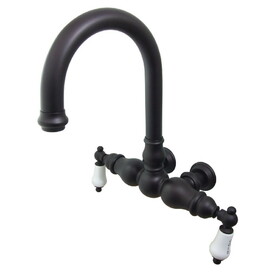 Kingston Brass Vintage 3-3/8-Inch Wall Mount Tub Faucet, Oil Rubbed Bronze CC3003T5