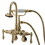 Kingston Brass CC302T1 Vintage Adjustable Center Wall Mount Tub Faucet, Polished Chrome