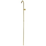 Kingston Brass CC3167 Vintage Convert to Shower (without Spout and Shower Head), Brushed Brass