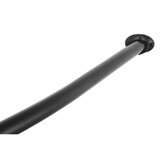 Kingston Brass Stainless Steel Adjustable Curved Shower Rod, Matte Black