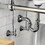 Kingston Brass CC43101LKB30 Traditional Plumbing Sink Trim Kit with P-Trap, Polished Chrome