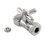 Kingston Brass CC44151X Quarter Turn Valve (1/2" FIP X 1/2" or 7/16-Inch" Slip Joint), Polished Chrome