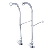 Kingston Brass Rigid Freestand Supplies with Stops, Polished Chrome CC451CX
