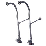 Kingston Brass Rigid Freestand Supplies with Stops, Polished Chrome CC451MX