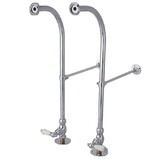 Kingston Brass Rigid Freestand Supplies with Stops, Polished Chrome CC451PL