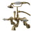 Kingston Brass CC462T1 Vintage Wall Mount Clawfoot Tub Faucet with Hand Shower, Polished Chrome