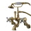 Kingston Brass CC466T1 Vintage Wall Mount Clawfoot Tub Faucet with Hand Shower, Polished Chrome