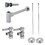 Kingston Brass CC53301DLTRMK2 Plumbing Sink Trim Kit with Bottle Trap and Overflow Drain, Polished Chrome