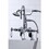 Kingston Brass CC616T1 Vintage Clawfoot Tub Faucet with Hand Shower, Polished Chrome