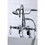 Kingston Brass CC618T1 Vintage Clawfoot Tub Faucet with Hand Shower, Polished Chrome