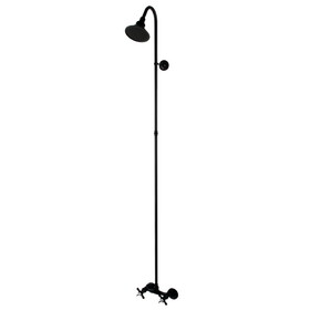 Kingston Brass CCK2130BEX Essex Shower Combo, Matte Black