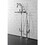 Aqua Vintage CCK8101DKL Concord Freestanding Tub Faucet with Supply Line, Stop Valve, Polished Chrome