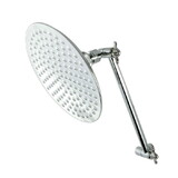 Kingston Brass Victorian Showerhead and High Low Adjustable Arm In Retail Packaging, Polished Chrome