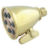 Elements of Design DCK1382 3-Inch OD Adjustable Shower Head with 6 Jets, Polished Brass
