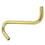 Elements of Design DK152A2 S-Shape Shower Arm, Polished Brass