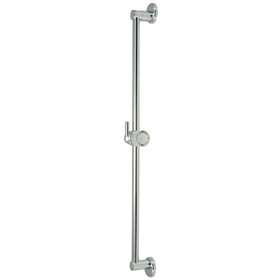 Elements of Design DK180A1 24-Inch Shower Slide Bar with Pin Wall Hook, Polished Chrome