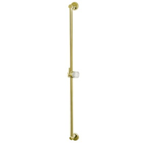 Elements of Design DK183A2 30-Inch Brass Shower Slide Bar, Polished Brass