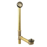 Kingston Brass DLL3163 16-Inch Lift and Lock Tub Waste and Overflow, Antique Brass