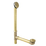 Kingston Brass DLL3167 16-Inch Lift and Lock Tub Waste and Overflow, Brushed Brass