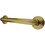 Kingston Brass DR314322 Restoration 32" Grab Bar, 1-1/4" Diameter, Polished Brass