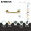 Kingston Brass DR514121 Meridian 12" Grab Bar, 1-1/4" Diameter, Polished Chrome