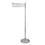 Elements of Design DS2021 Pedestal Towel Bar, Polished Chrome